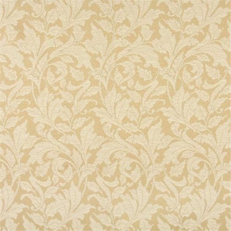 Designer Fabrics F601 54 In. Wide Beige; Floral Leaf Outdoor; Indoor; Marine Scotchgarded Fabric